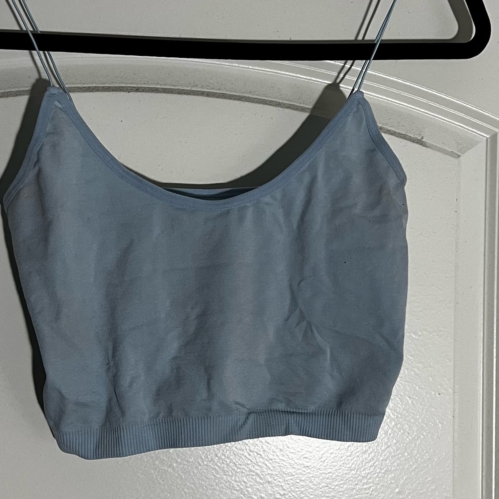 Baby Blue Crop Top